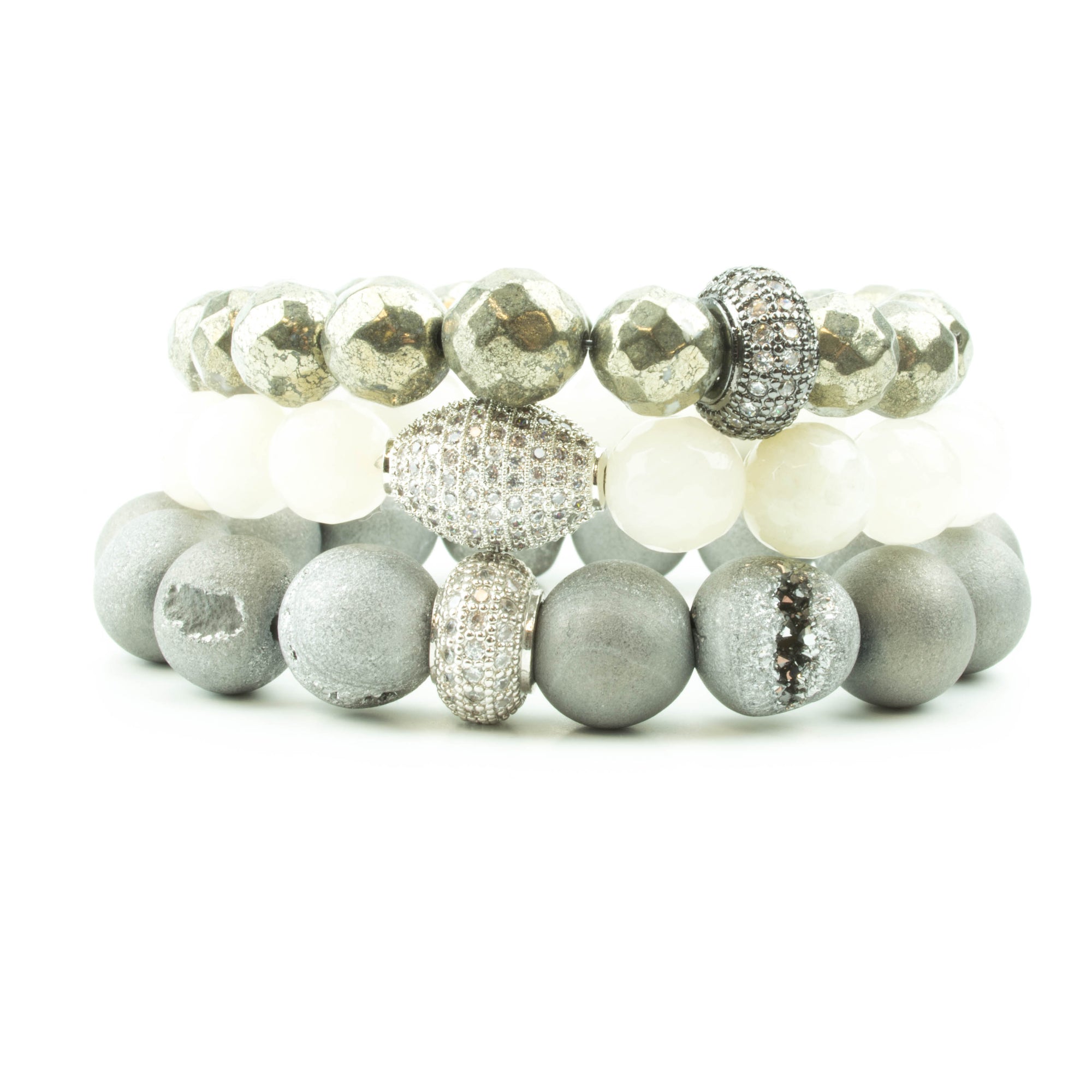 Pavé Fly Me To The Moon Stack