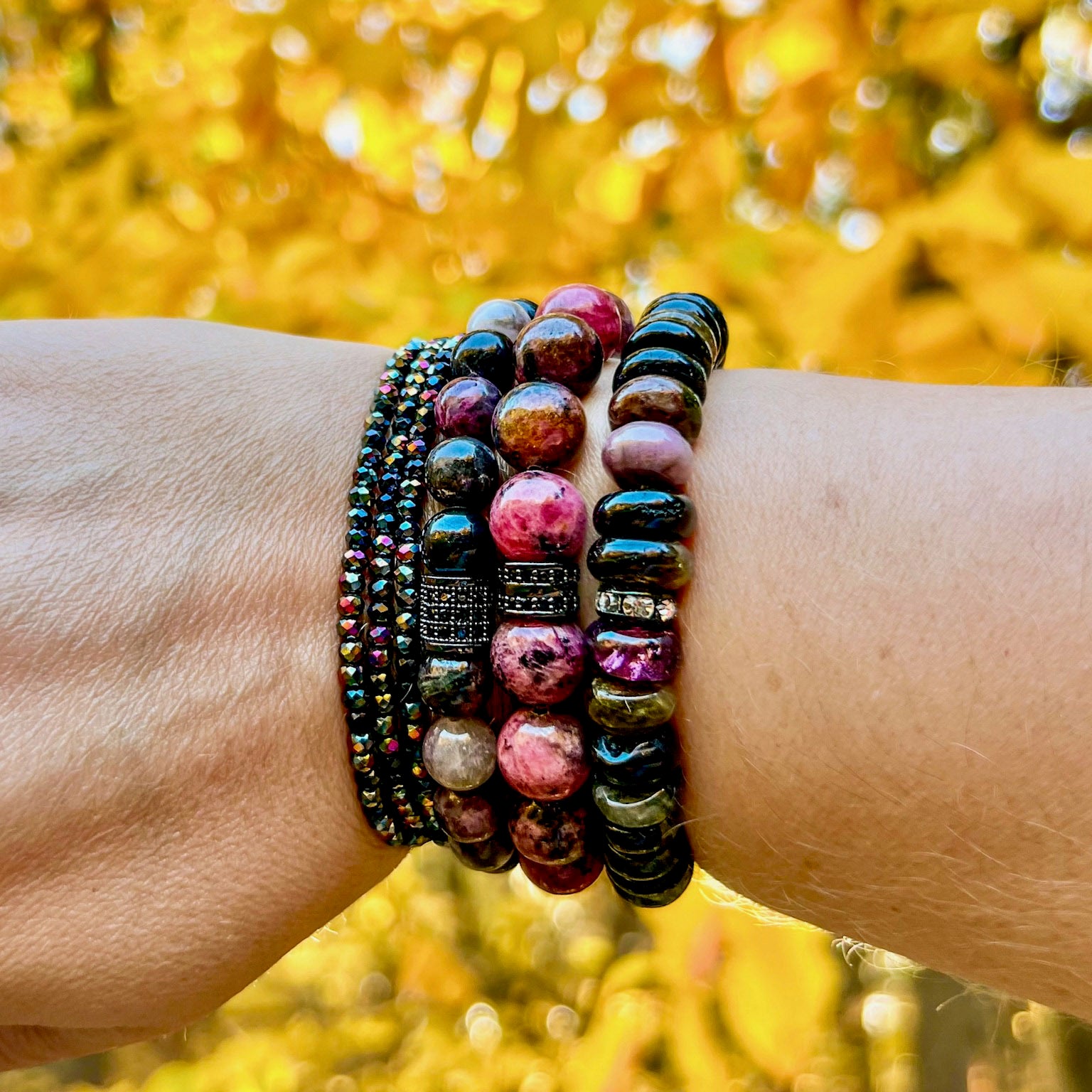 Grateful Heart beaded bracelet collection