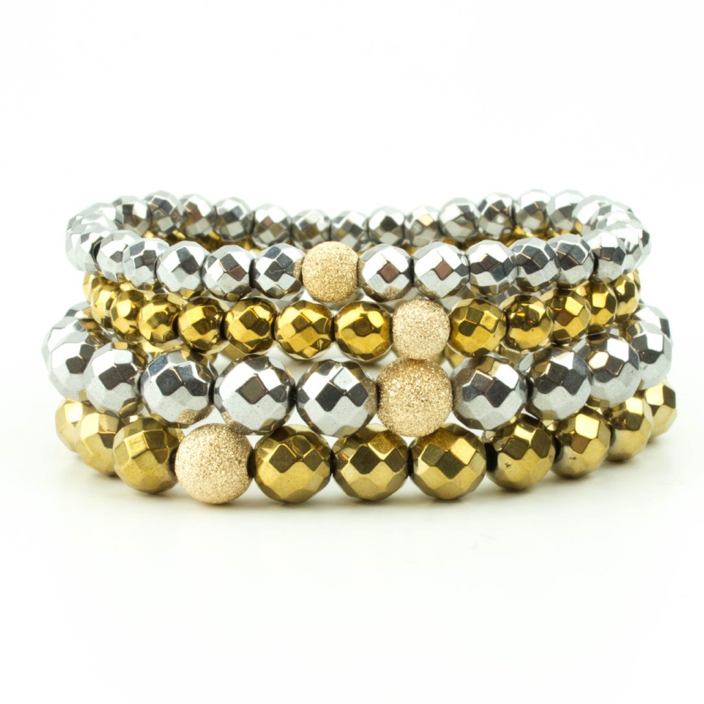 Silver and Gold Stack