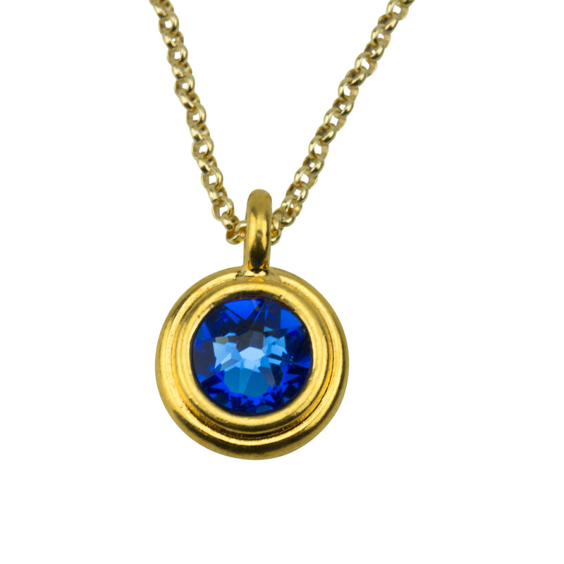 September Birthstone Necklace - SiscoBerluti LLC