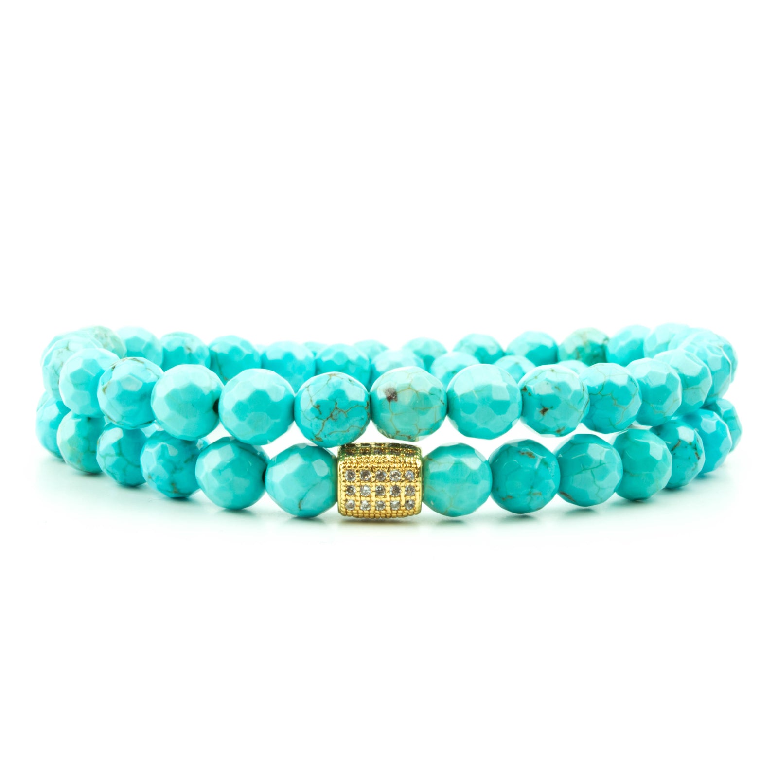 Turquoise Double Wrap Bracelet